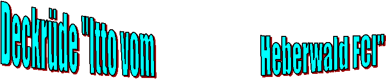 Reckrde "Otto vom Heberwald FCI