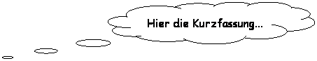 Wolkenförmige Legende: Hier die Kurzfassung...
